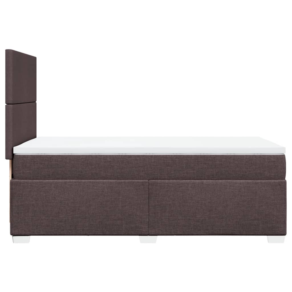 Sommier à lattes de lit avec matelas Marron foncé 90x190 cm - XIOS