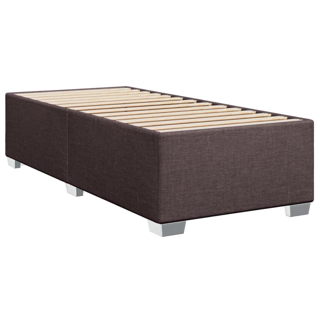 Sommier à lattes de lit avec matelas Marron foncé 90x190 cm - XIOS
