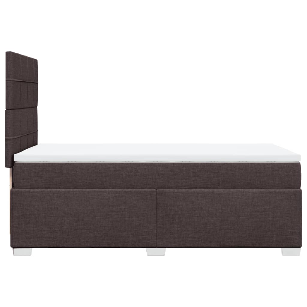 Sommier à lattes de lit avec matelas Marron foncé 90x200 cm - XIOS