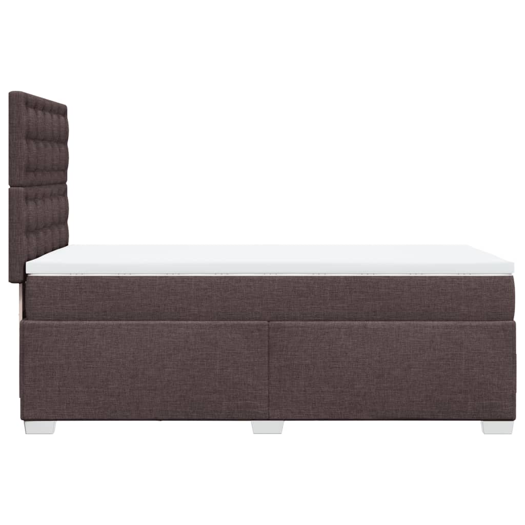 Sommier à lattes de lit avec matelas Marron foncé 100x200 cm - XIOS