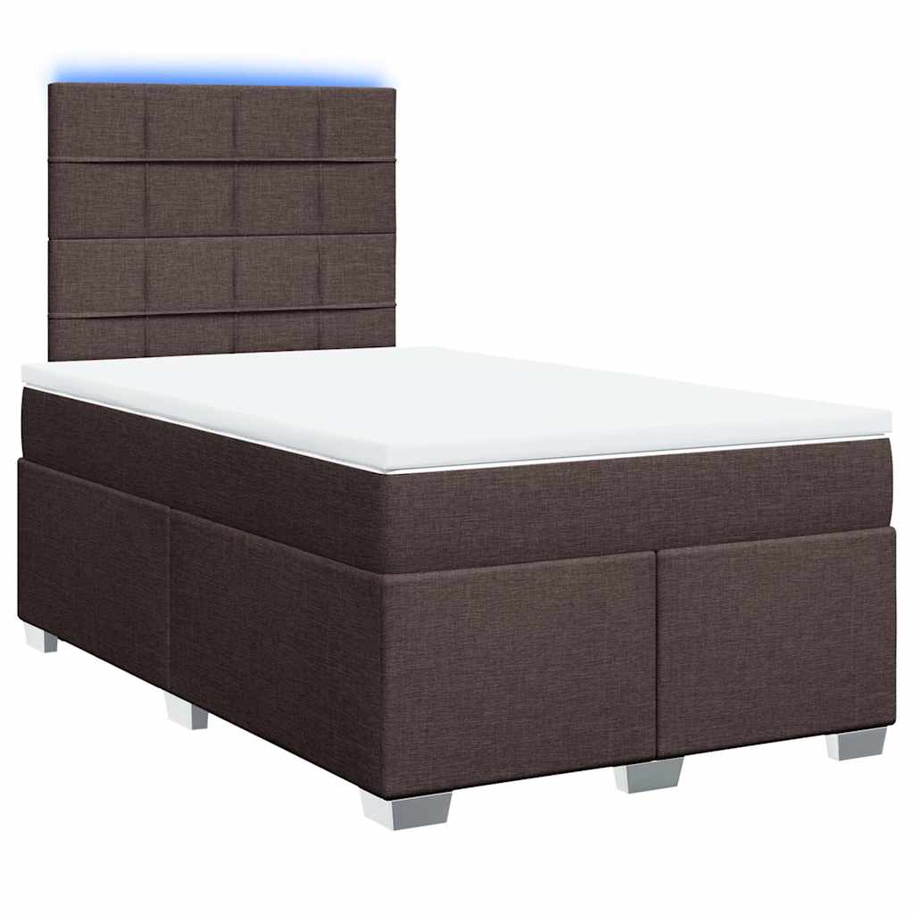 Sommier à lattes de lit avec matelas Marron foncé 120x200 cm - XIOS
