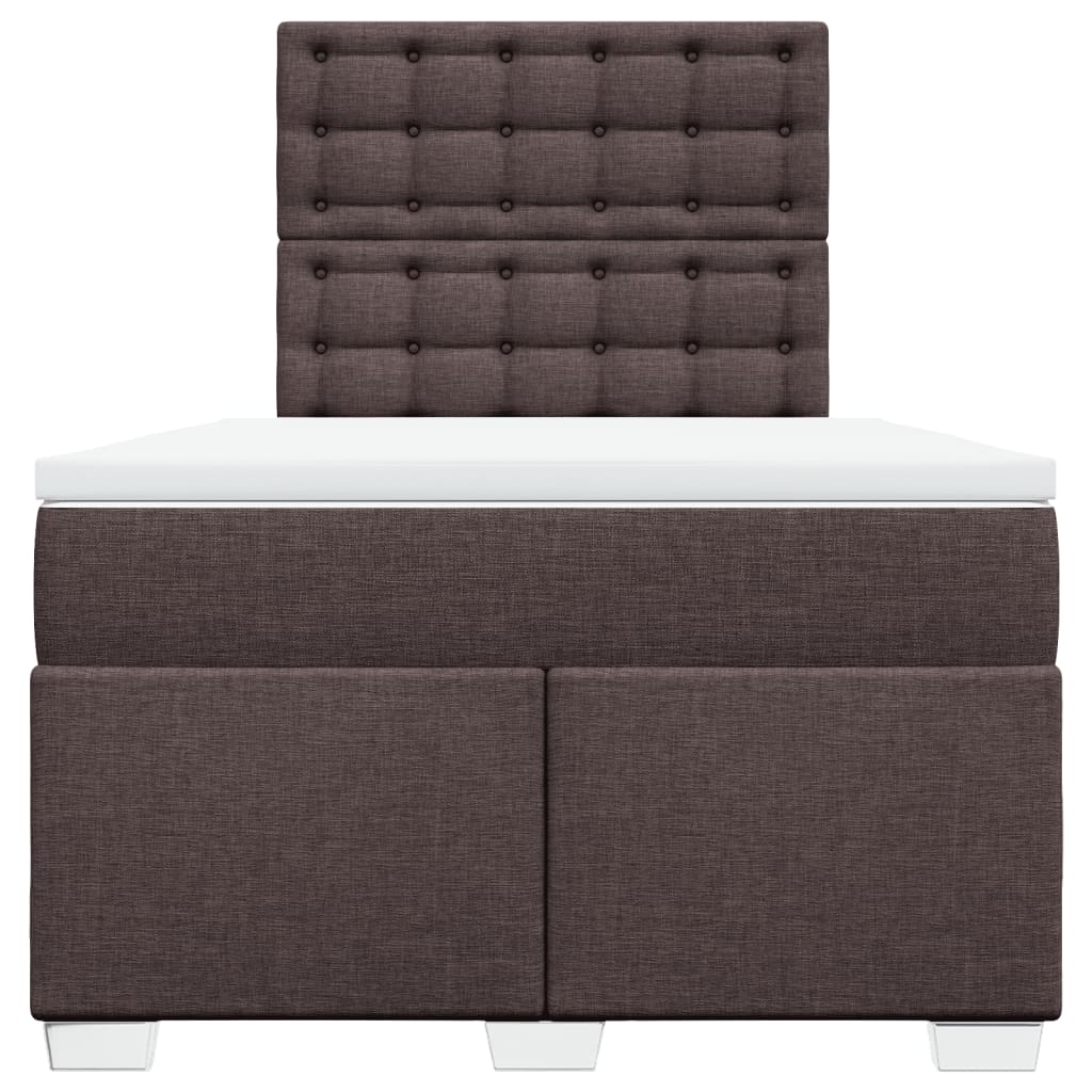 Sommier à lattes de lit avec matelas Marron foncé 120x200 cm - XIOS