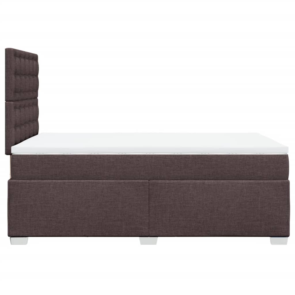 Sommier à lattes de lit avec matelas Marron foncé 120x200 cm - XIOS