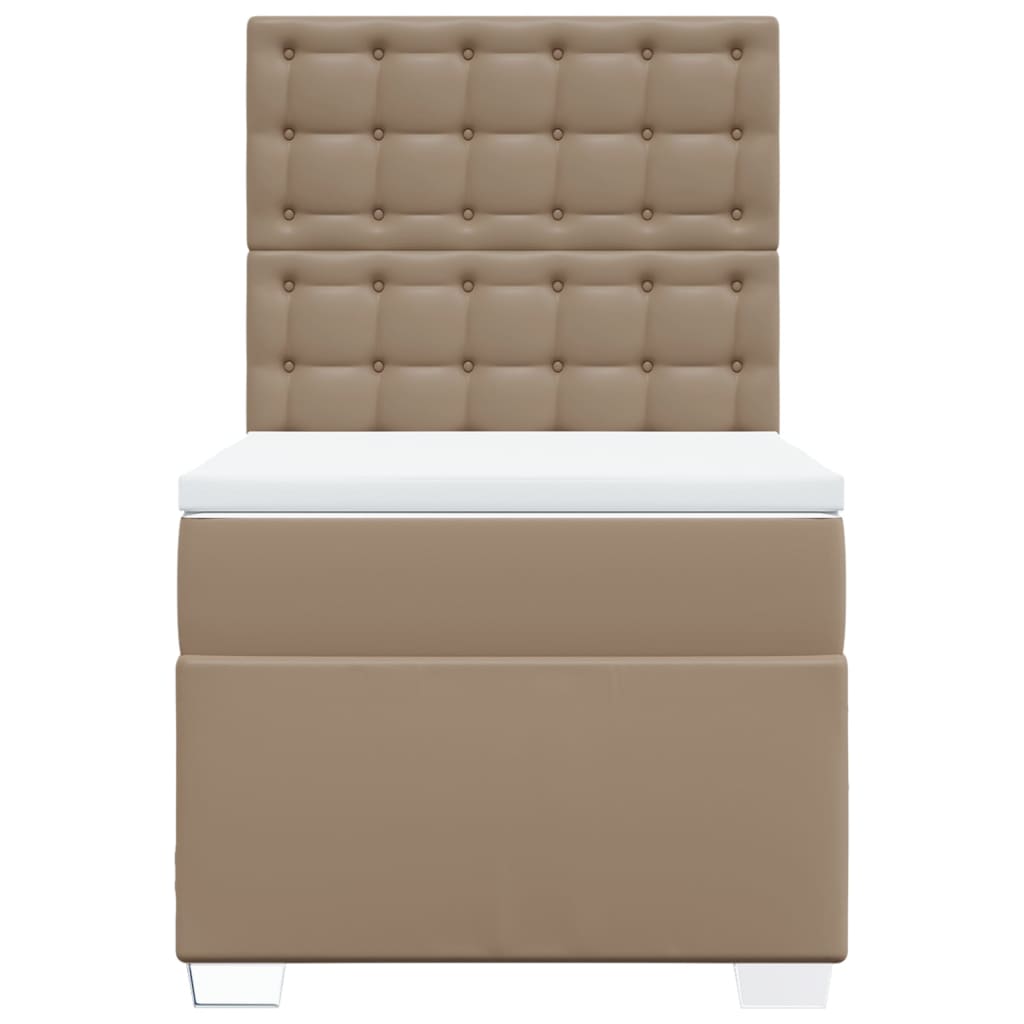 Sommier à lattes de lit avec matelas Cappuccino 90x200 cm - XIOS