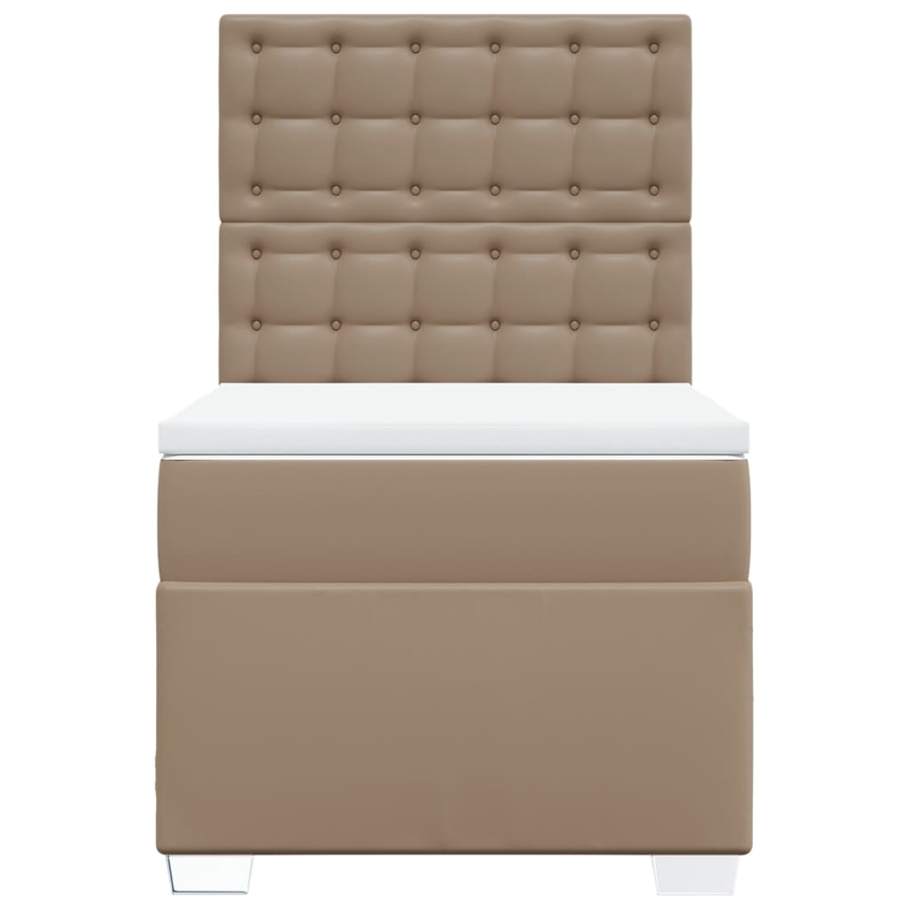 Sommier à lattes de lit avec matelas Cappuccino 100x200 cm - XIOS