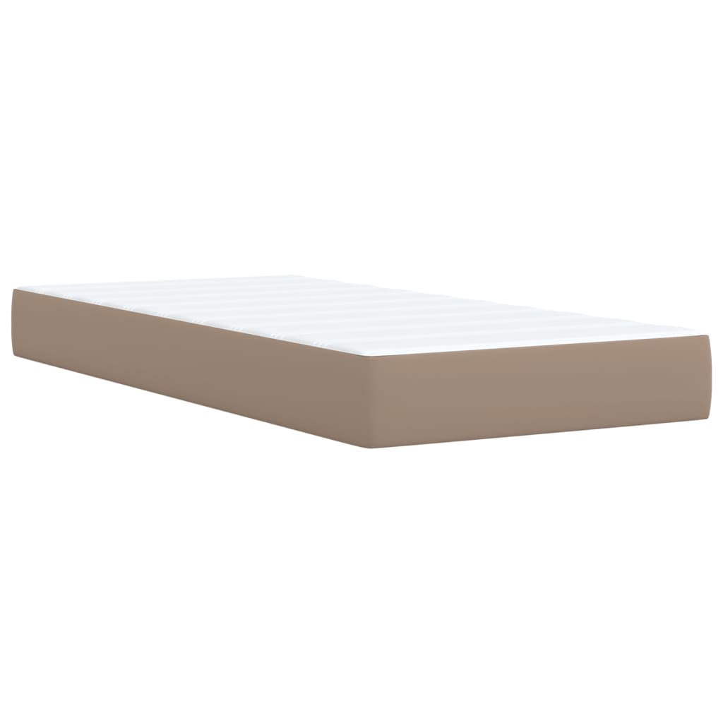 Sommier à lattes de lit avec matelas Cappuccino 100x200 cm - XIOS
