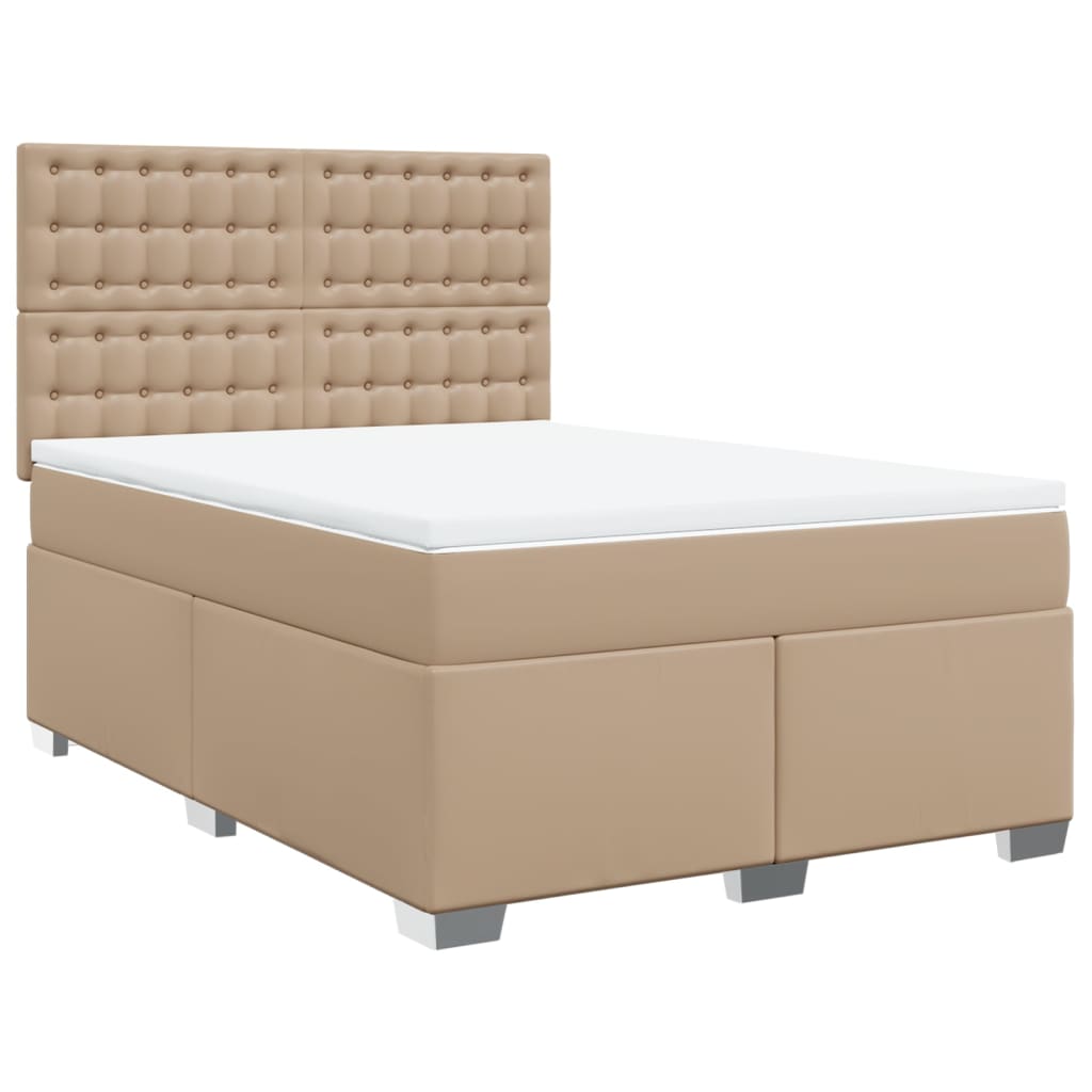 Sommier à lattes de lit avec matelas Cappuccino 160x200 cm - XIOS