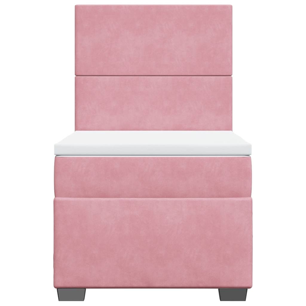 Sommier à lattes de lit et matelas Rose 80x200 cm Velours - XIOS