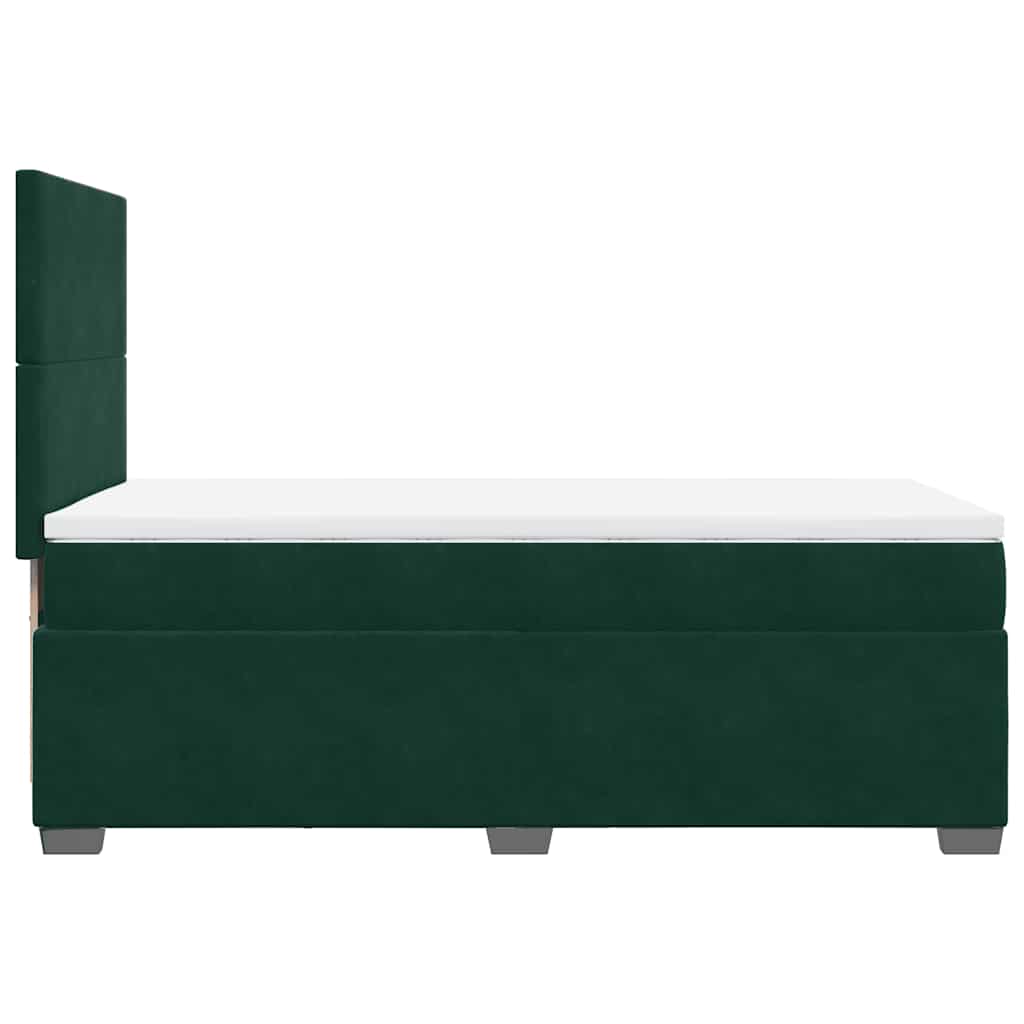 Sommier à lattes de lit avec matelas Vert foncé 90x200 cm - XIOS