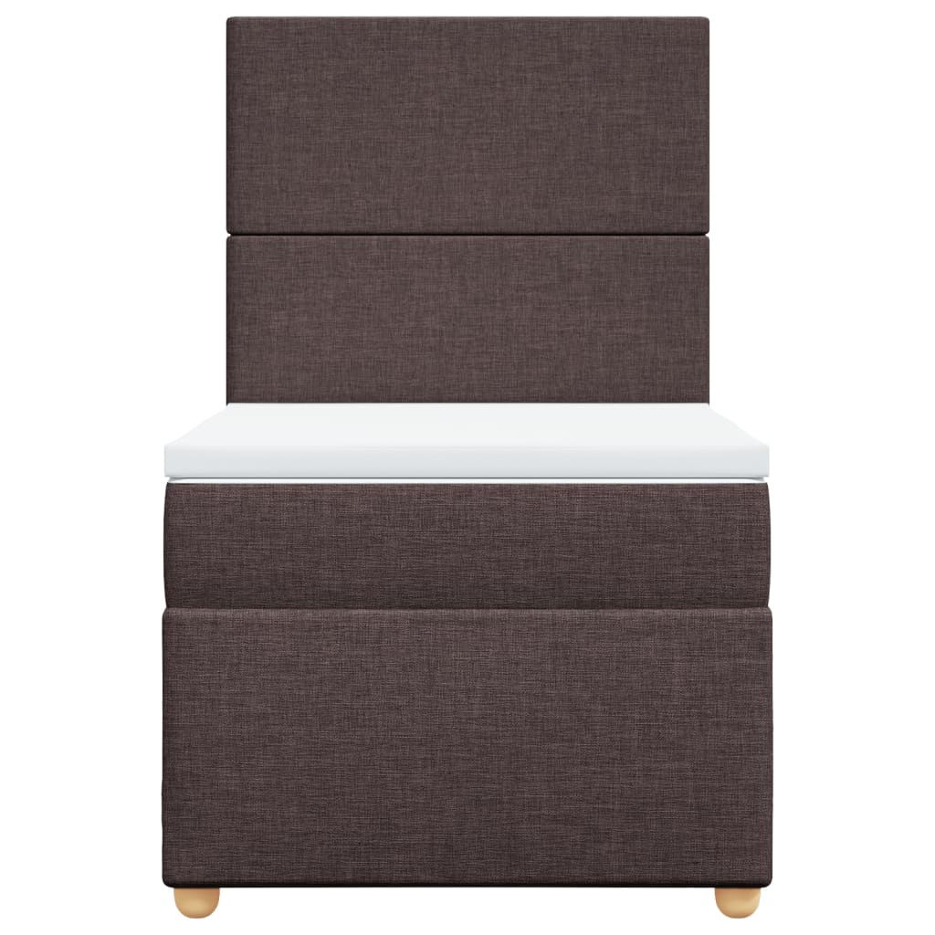 Sommier à lattes de lit avec matelas Marron foncé 90x200 cm - XIOS