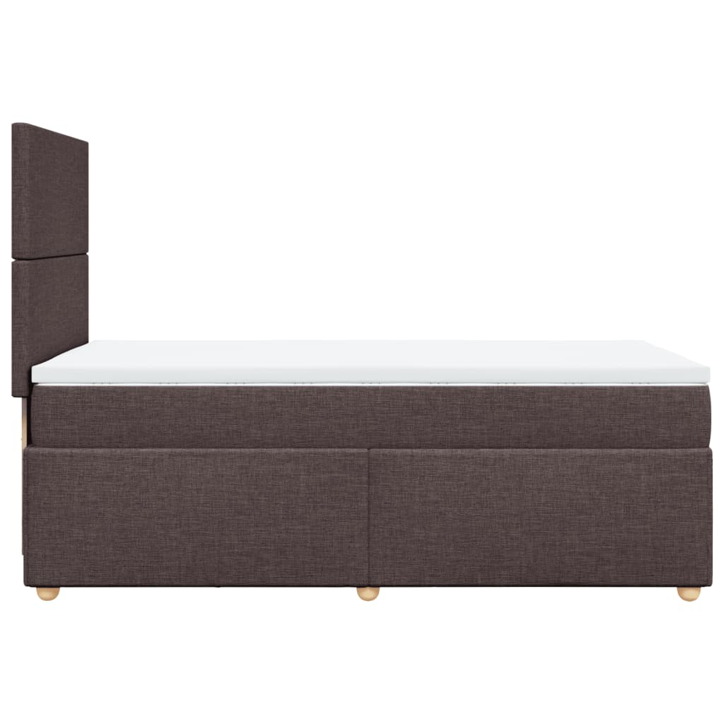 Sommier à lattes de lit avec matelas Marron foncé 100x200 cm - XIOS