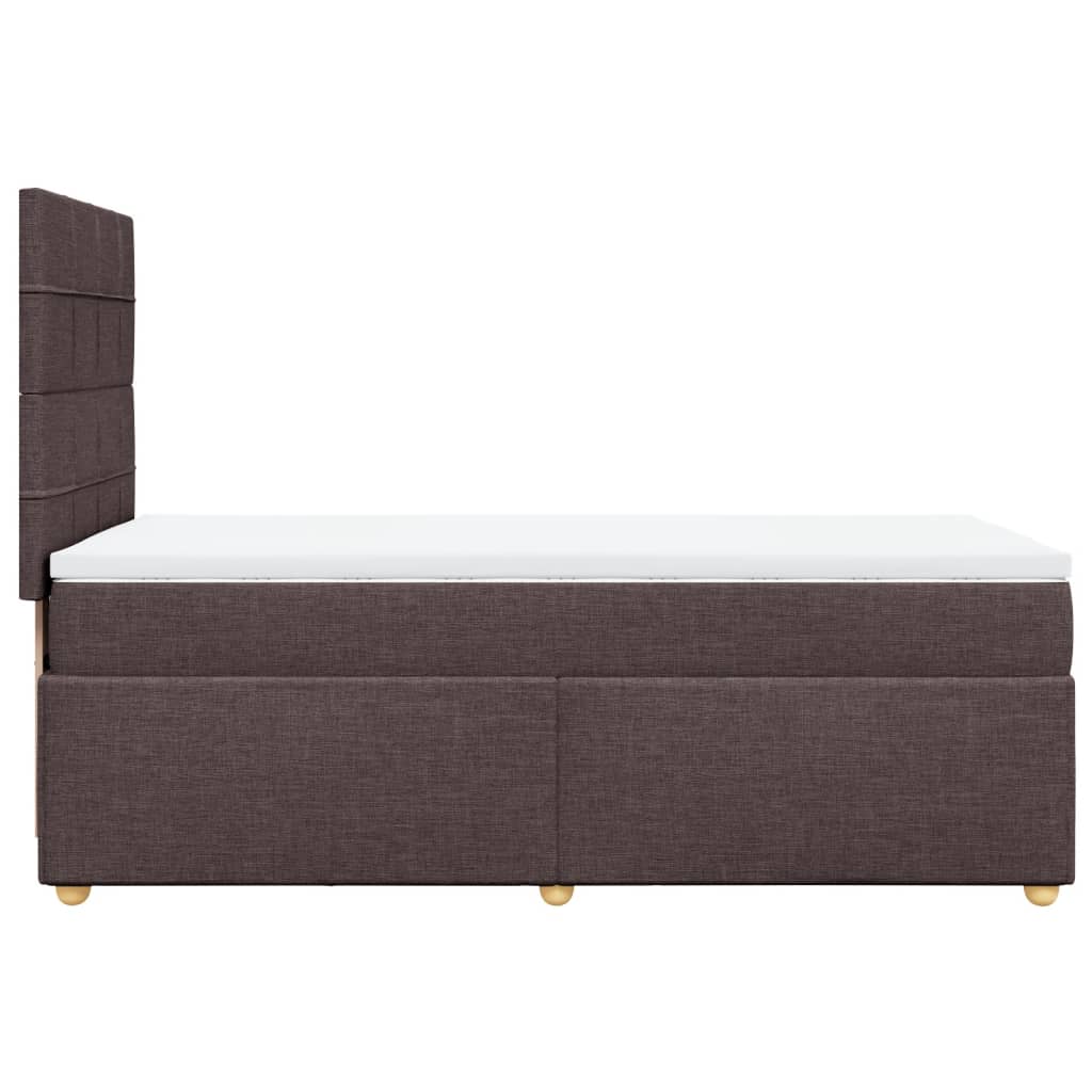 Sommier à lattes de lit avec matelas Marron foncé 100x200 cm - XIOS