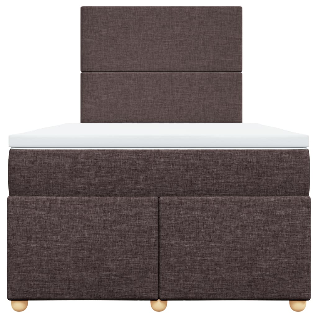 Sommier à lattes de lit avec matelas Marron foncé 120x200 cm - XIOS