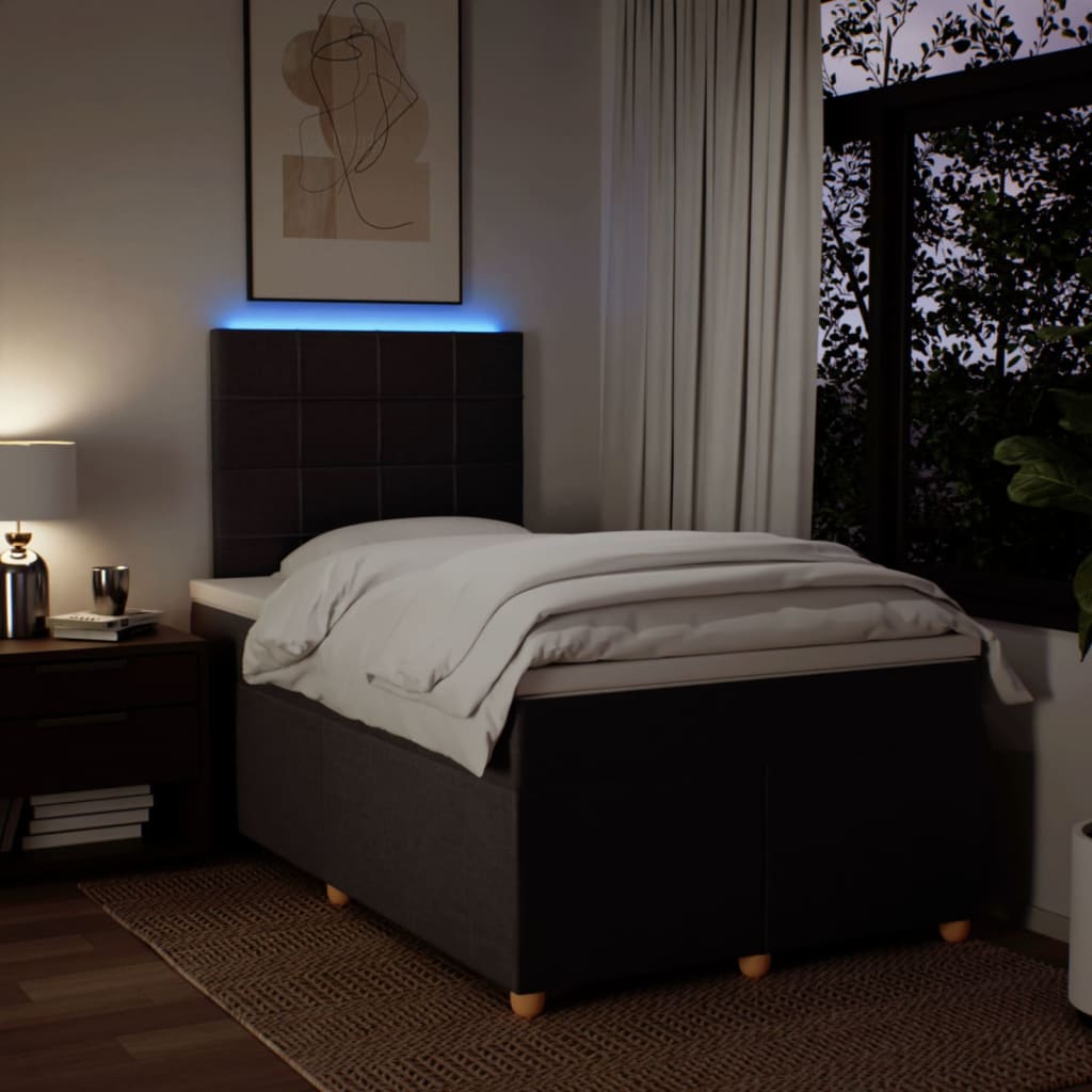 Sommier à lattes de lit avec matelas Marron foncé 120x200 cm - XIOS