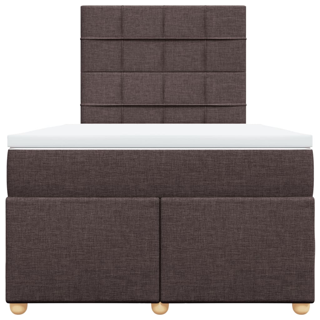 Sommier à lattes de lit avec matelas Marron foncé 120x200 cm - XIOS