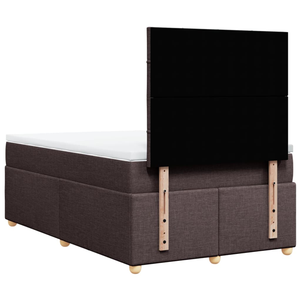 Sommier à lattes de lit avec matelas Marron foncé 120x200 cm - XIOS