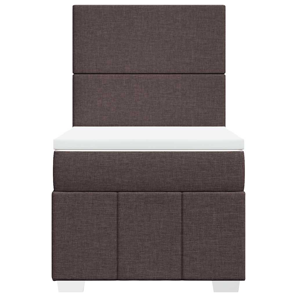 Sommier à lattes de lit avec matelas Marron foncé 90x200 cm - XIOS