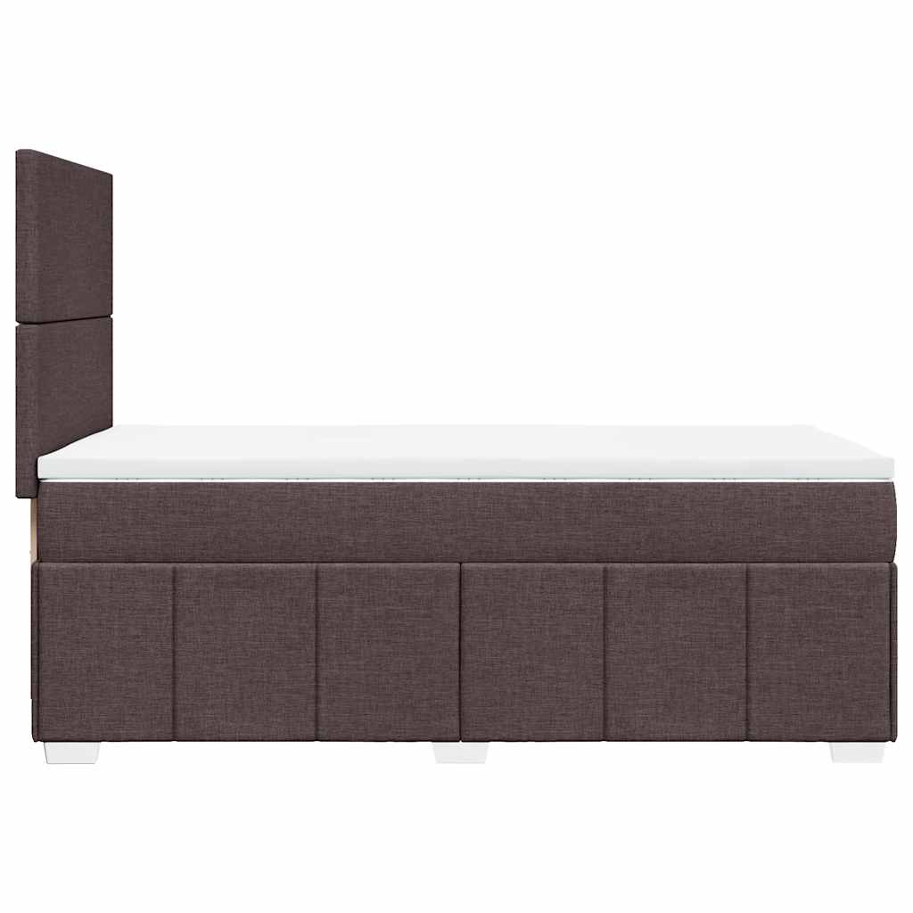 Sommier à lattes de lit avec matelas Marron foncé 90x200 cm - XIOS