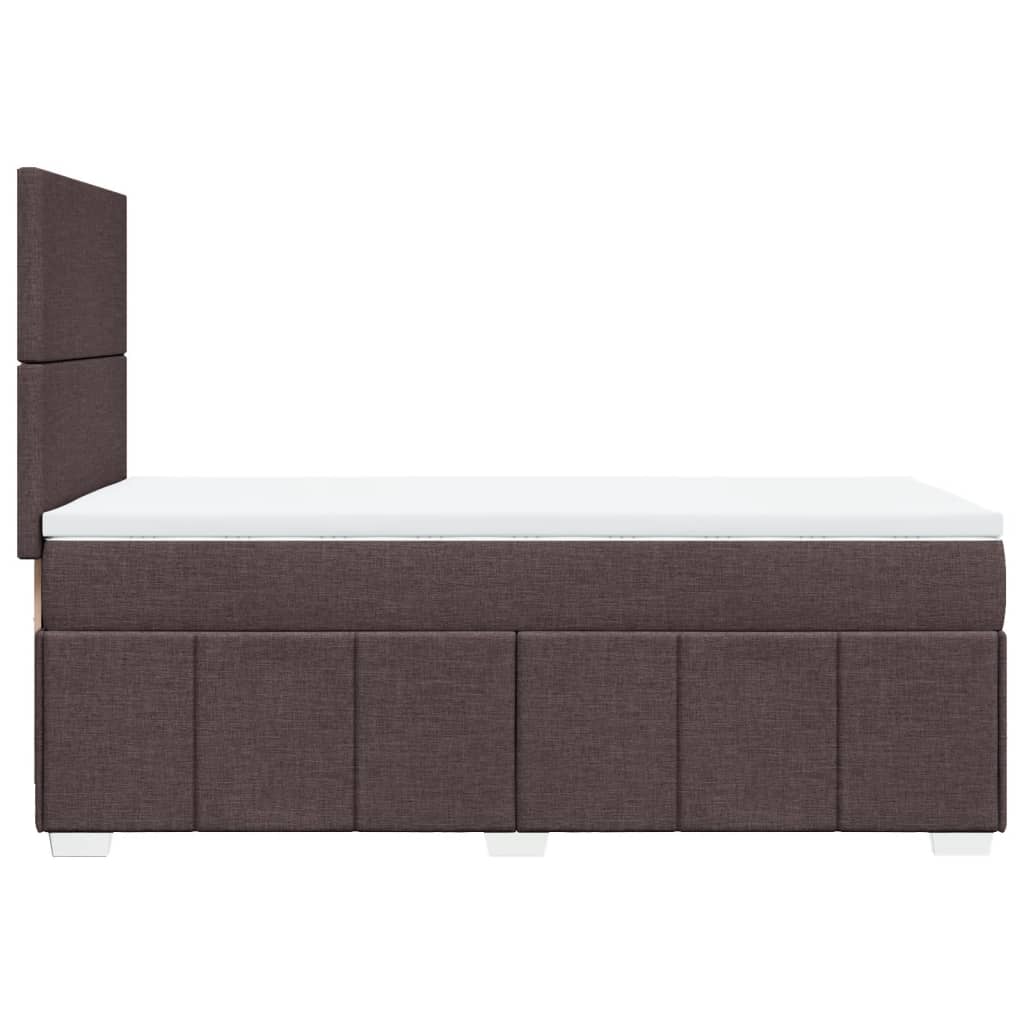 Sommier à lattes de lit avec matelas Marron foncé 100x200 cm - XIOS