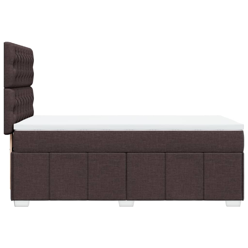 Sommier à lattes de lit avec matelas Marron foncé 100x200 cm - XIOS