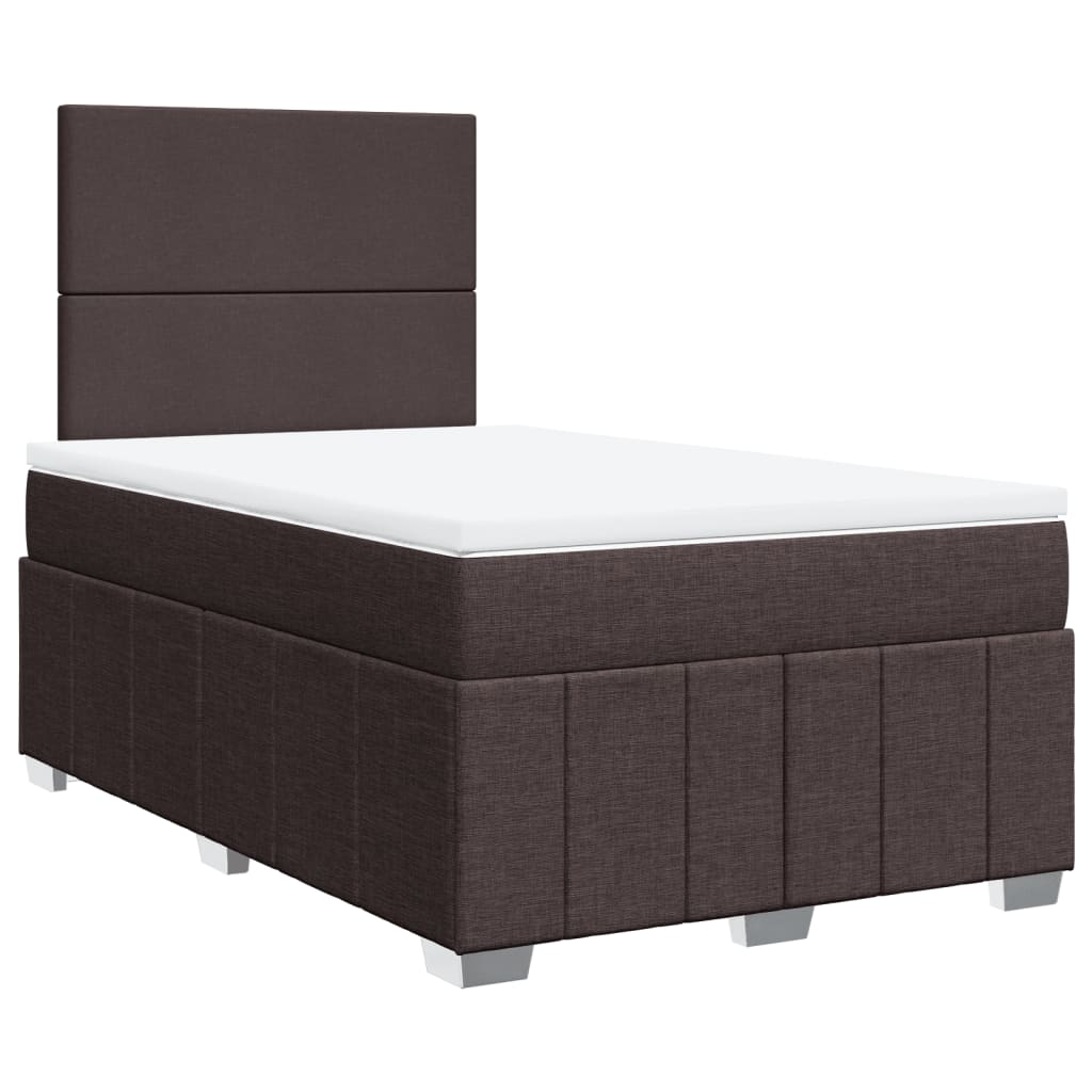 Sommier à lattes de lit avec matelas Marron foncé 120x200 cm - XIOS