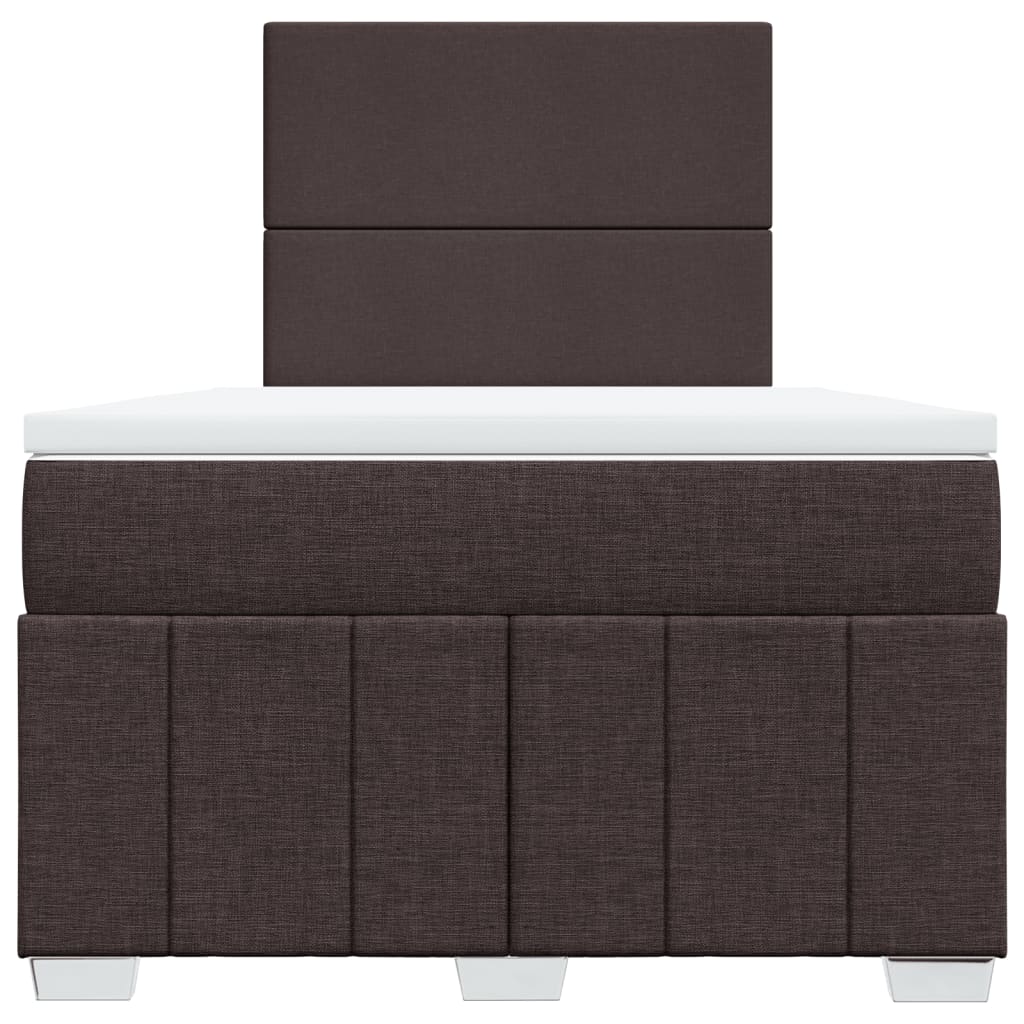 Sommier à lattes de lit avec matelas Marron foncé 120x200 cm - XIOS