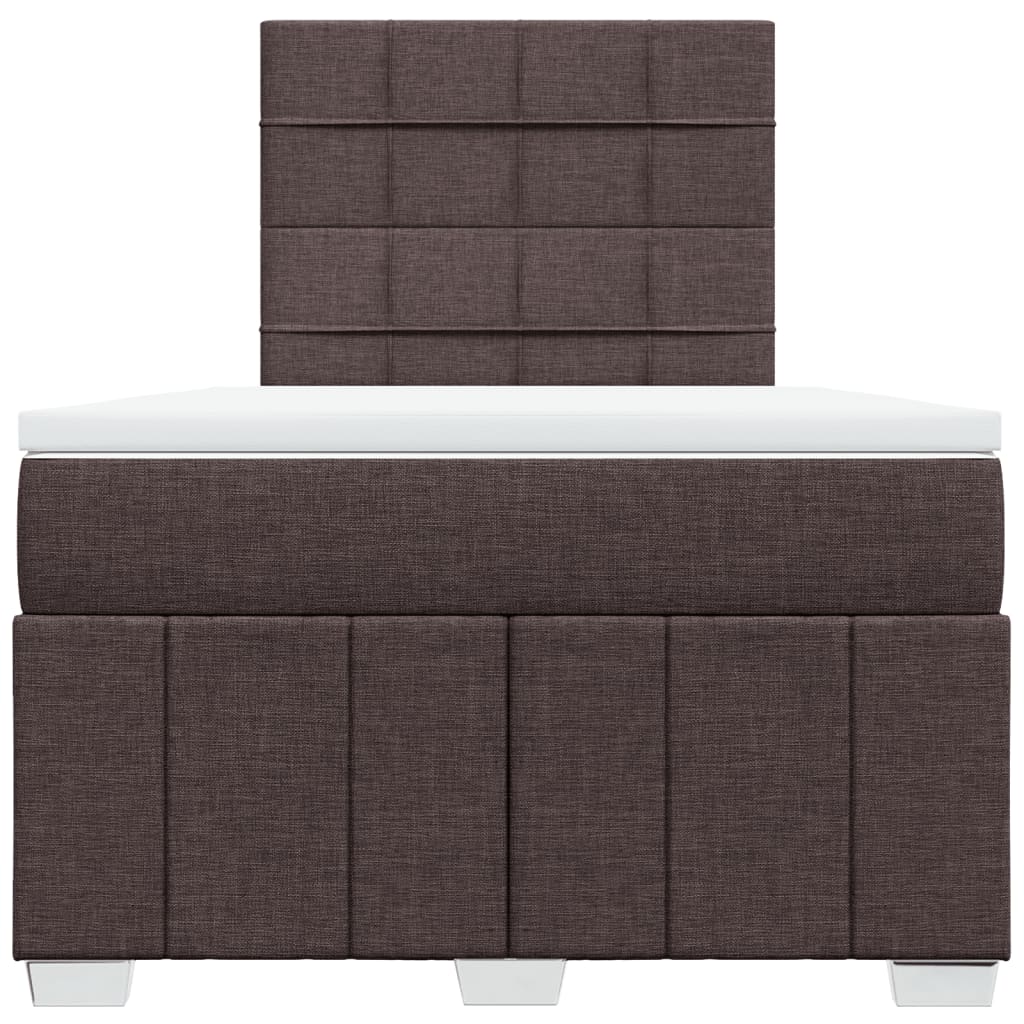 Sommier à lattes de lit avec matelas Marron foncé 120x200 cm - XIOS