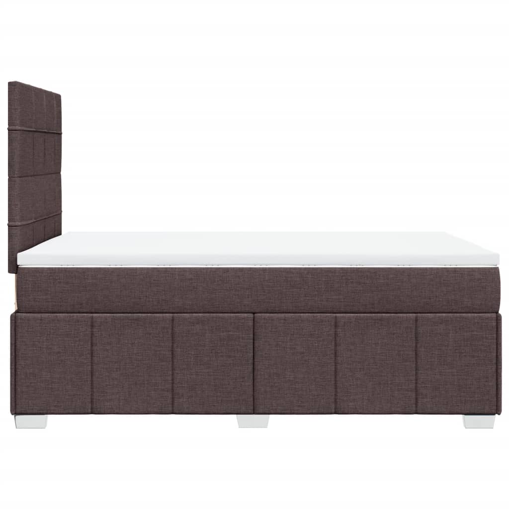 Sommier à lattes de lit avec matelas Marron foncé 120x200 cm - XIOS
