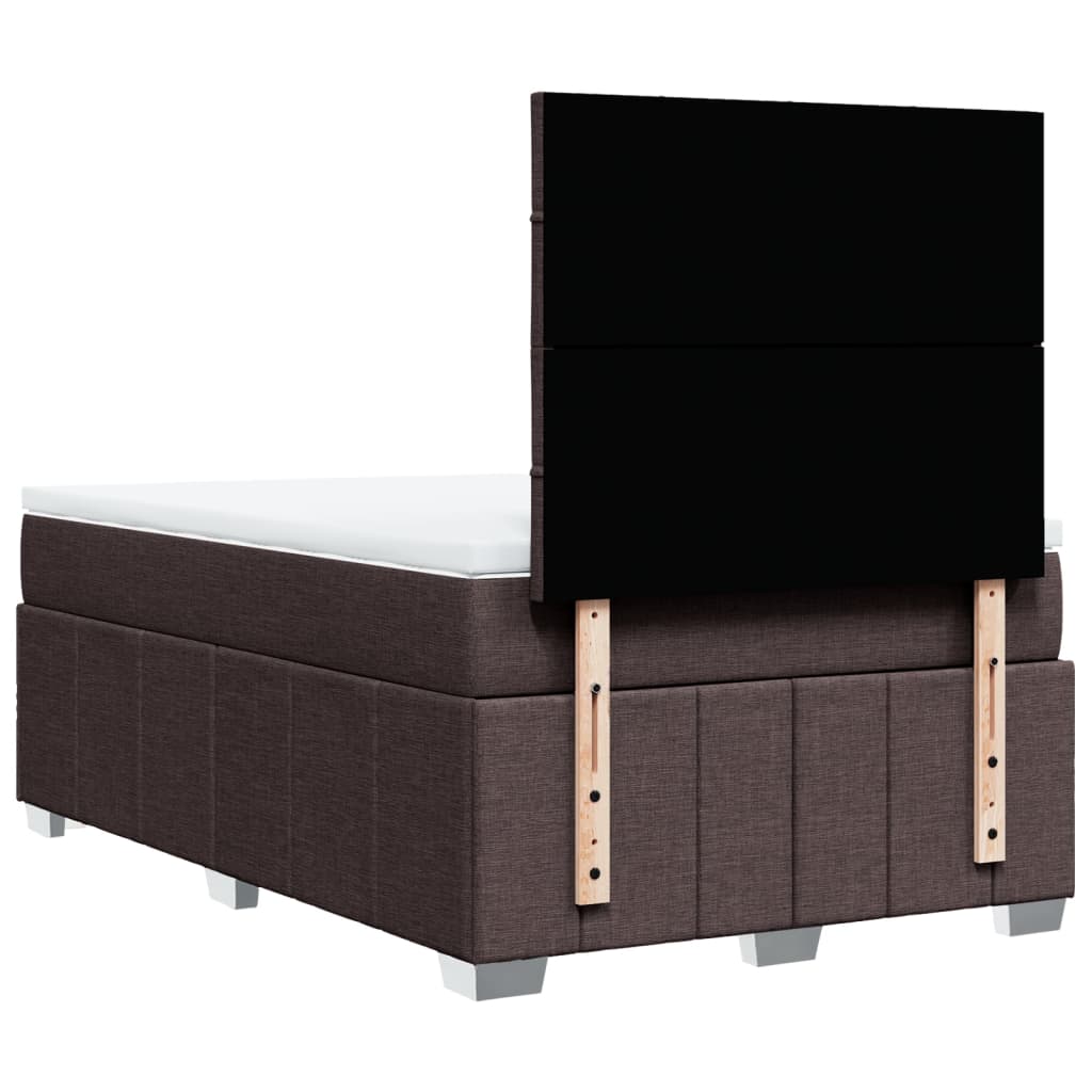 Sommier à lattes de lit avec matelas Marron foncé 120x200 cm - XIOS