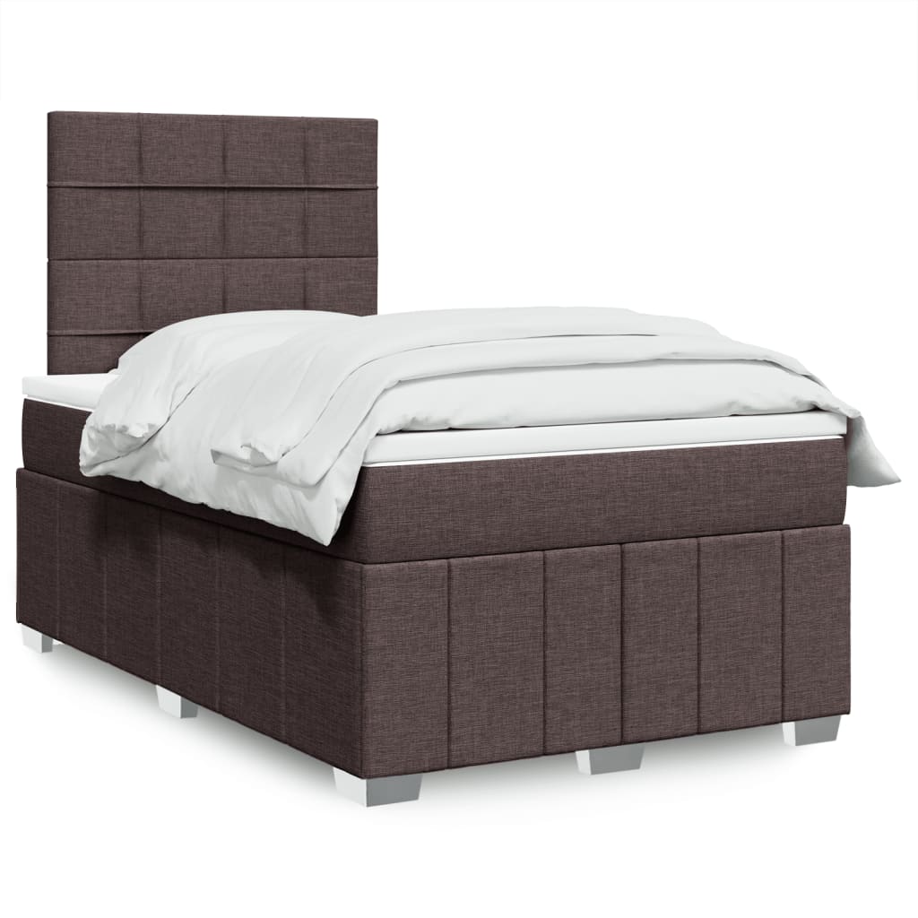 Sommier à lattes de lit avec matelas Marron foncé 120x200 cm - XIOS