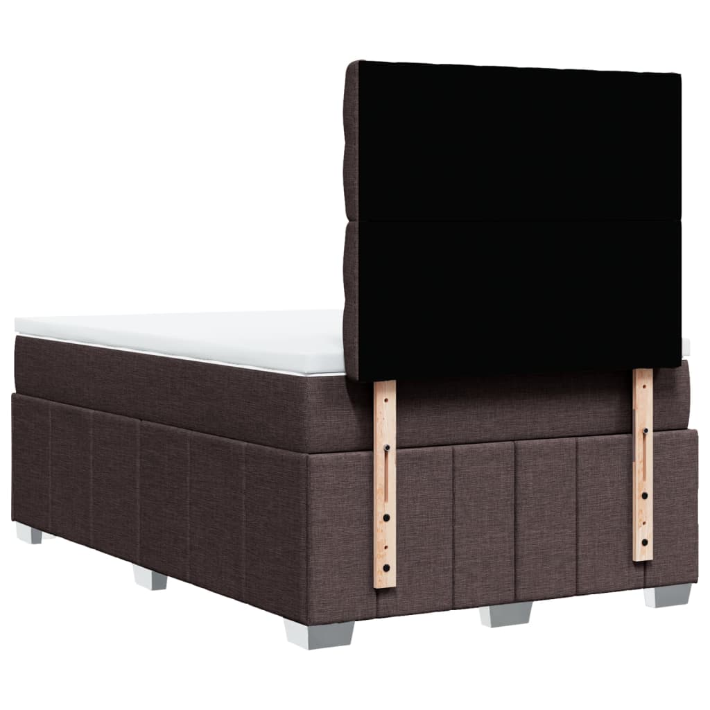 Sommier à lattes de lit avec matelas Marron foncé 120x200 cm - XIOS