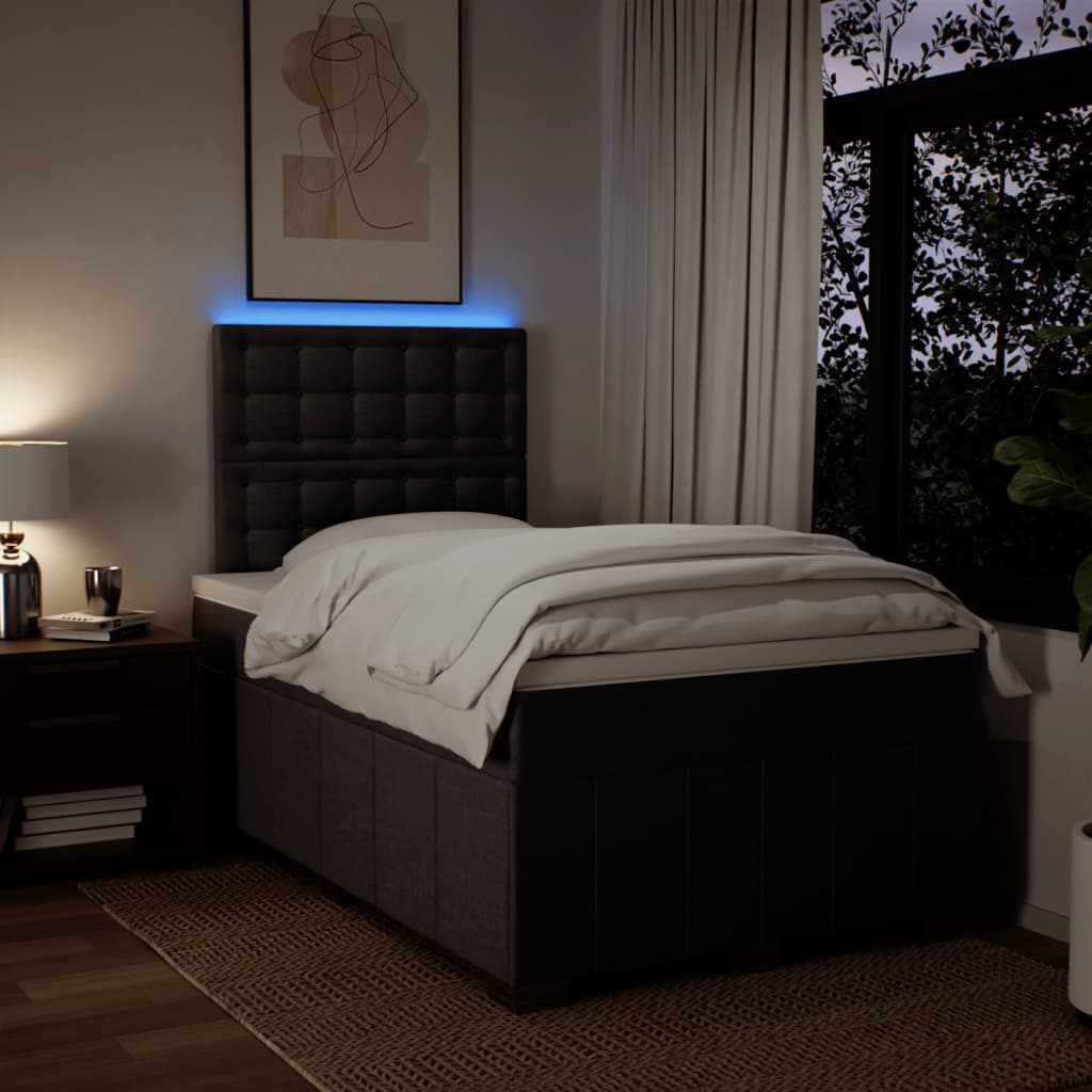 Sommier à lattes de lit avec matelas Marron foncé 120x200 cm - XIOS