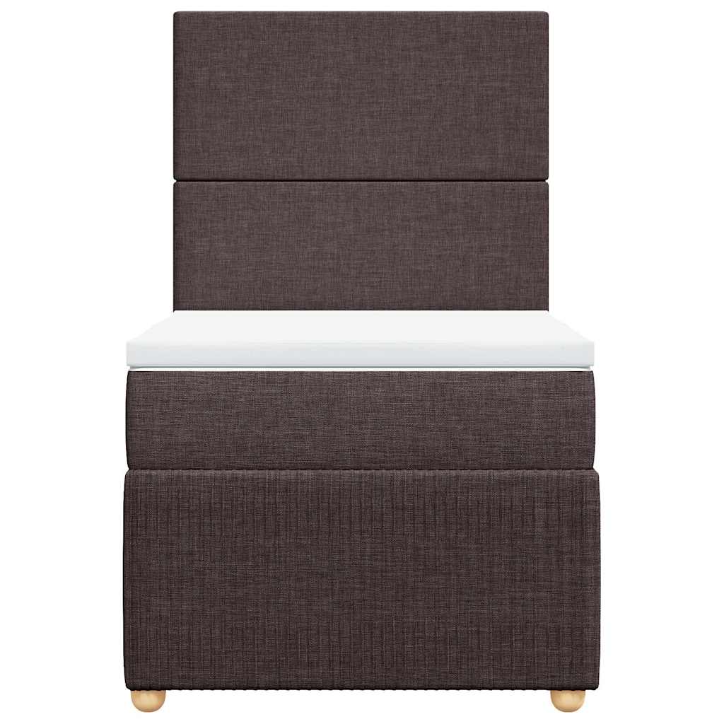 Sommier à lattes de lit avec matelas Marron foncé 90x190 cm - XIOS