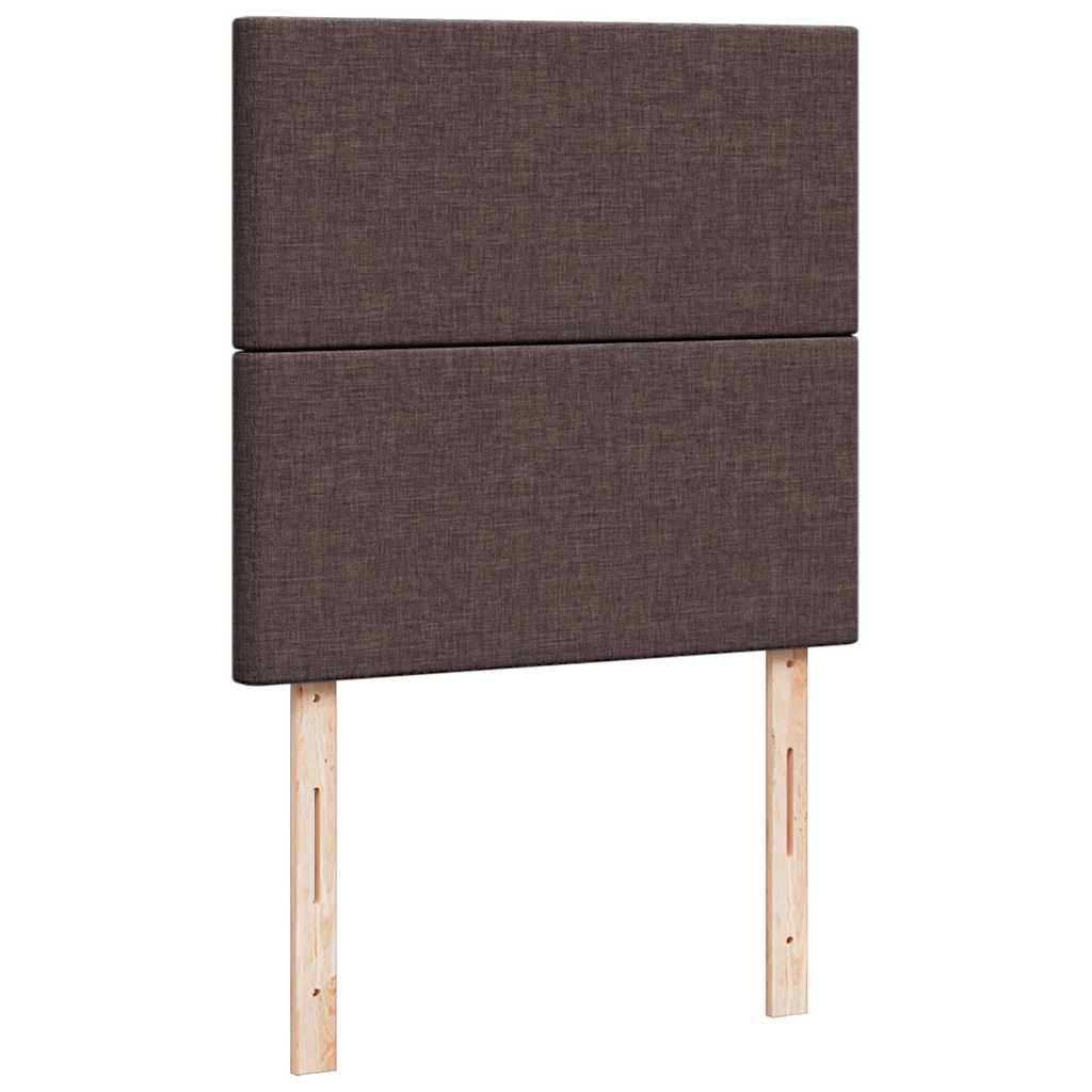 Sommier à lattes de lit avec matelas Marron foncé 90x200 cm - XIOS