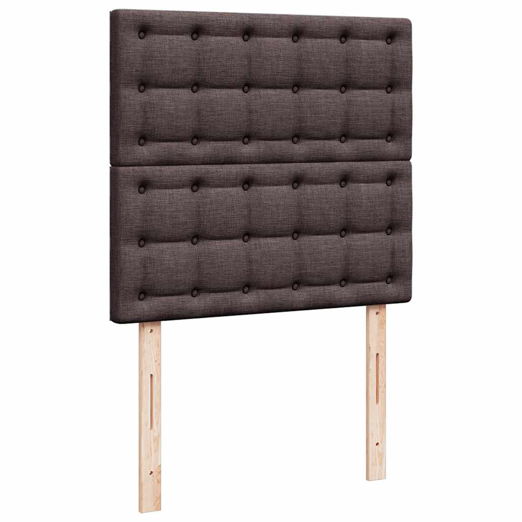 Sommier à lattes de lit avec matelas Marron foncé 90x200 cm - XIOS