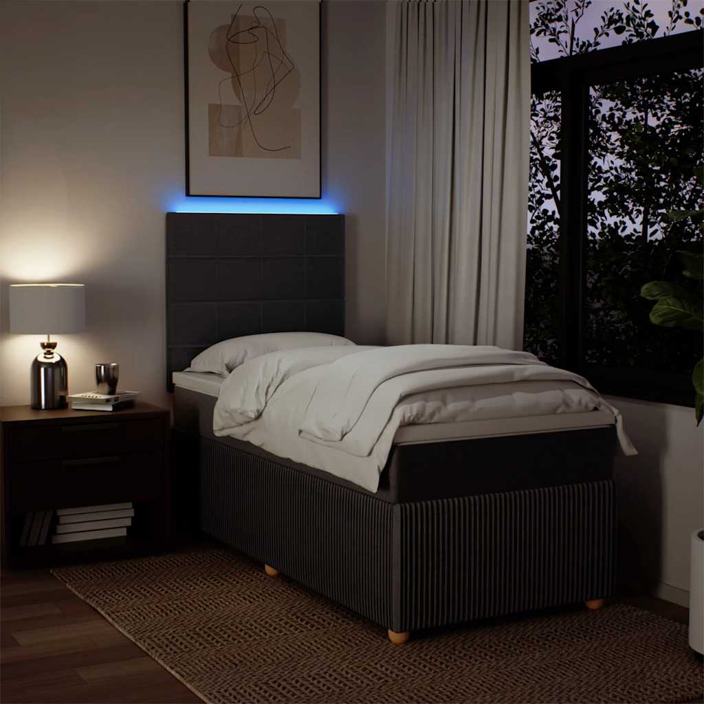 Sommier à lattes de lit avec matelas Marron foncé 100x200 cm - XIOS