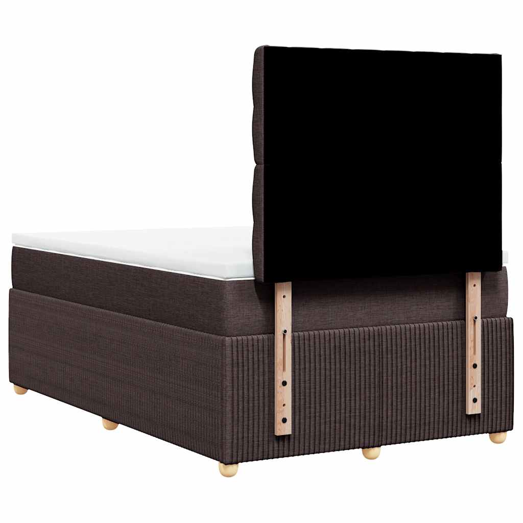 Sommier à lattes de lit avec matelas Marron foncé 120x200 cm - XIOS