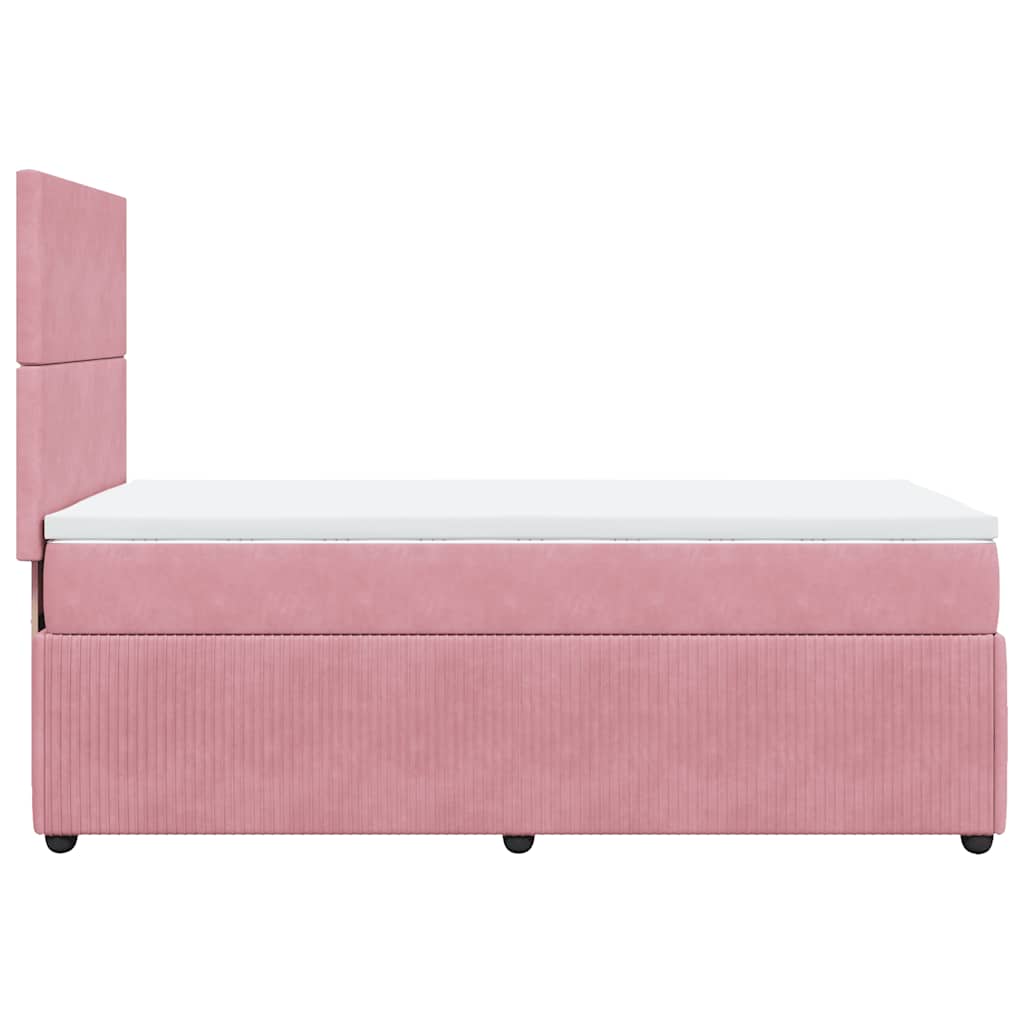 Sommier à lattes de lit et matelas Rose 80x200 cm Velours - XIOS