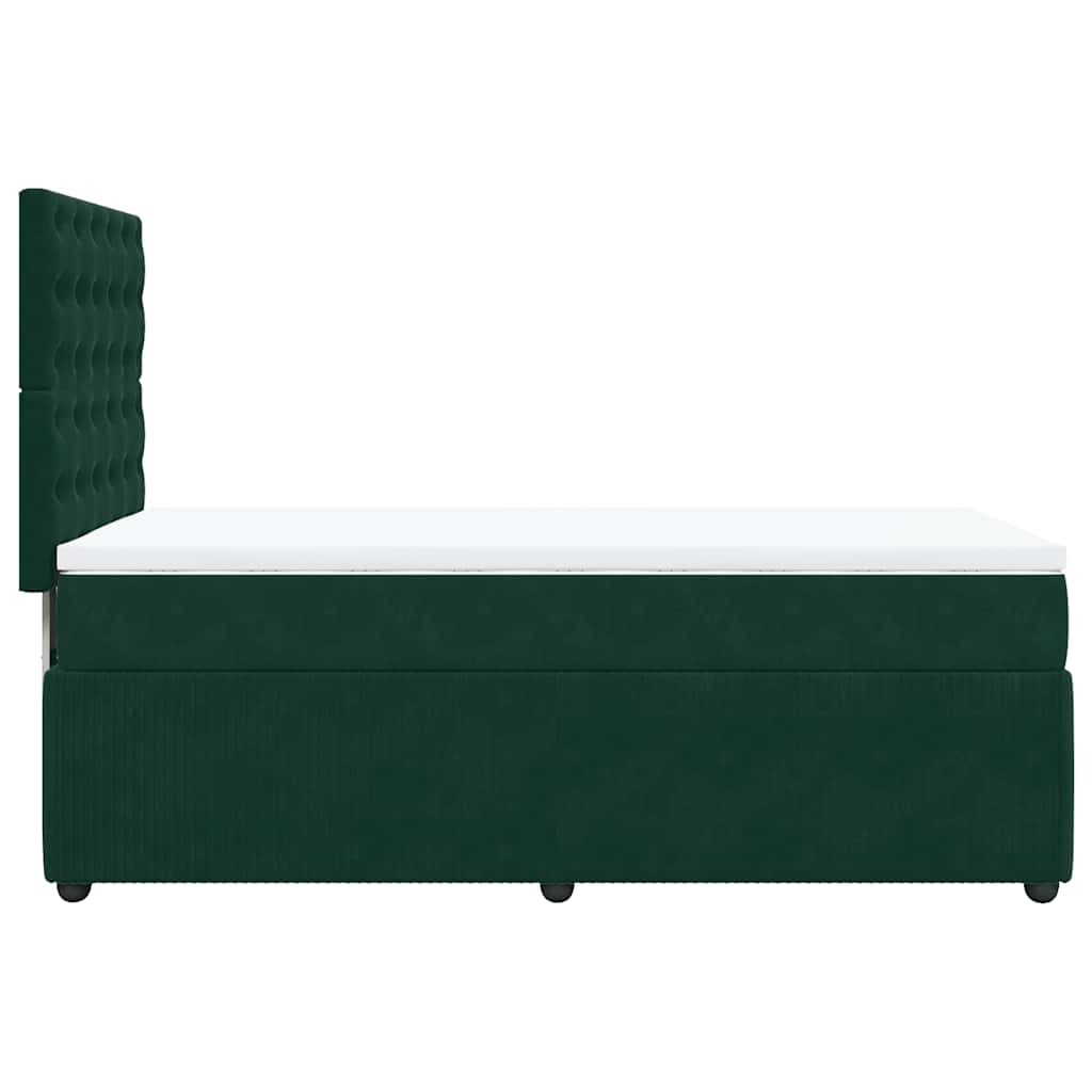 Sommier à lattes de lit avec matelas Vert foncé 90x190 cm - XIOS