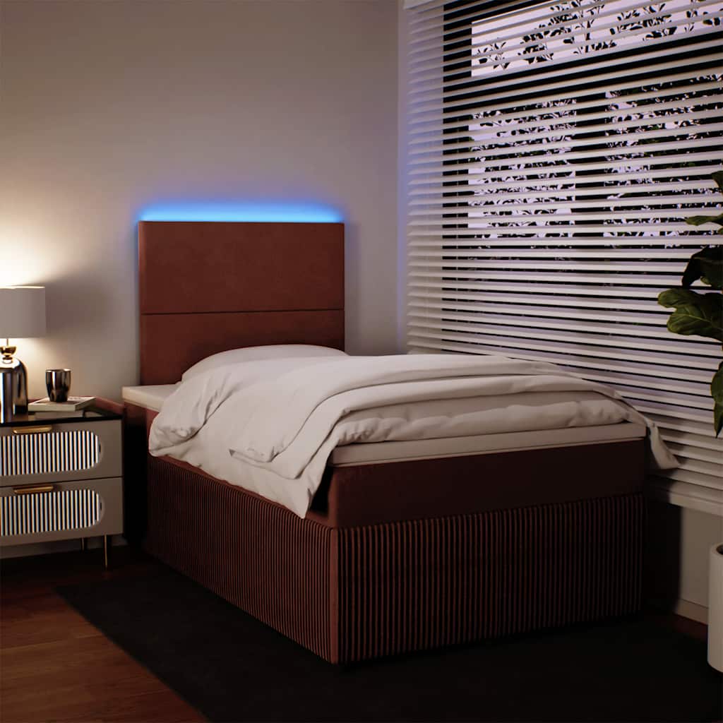 Sommier à lattes de lit avec matelas Rose 120x200 cm Velours - XIOS