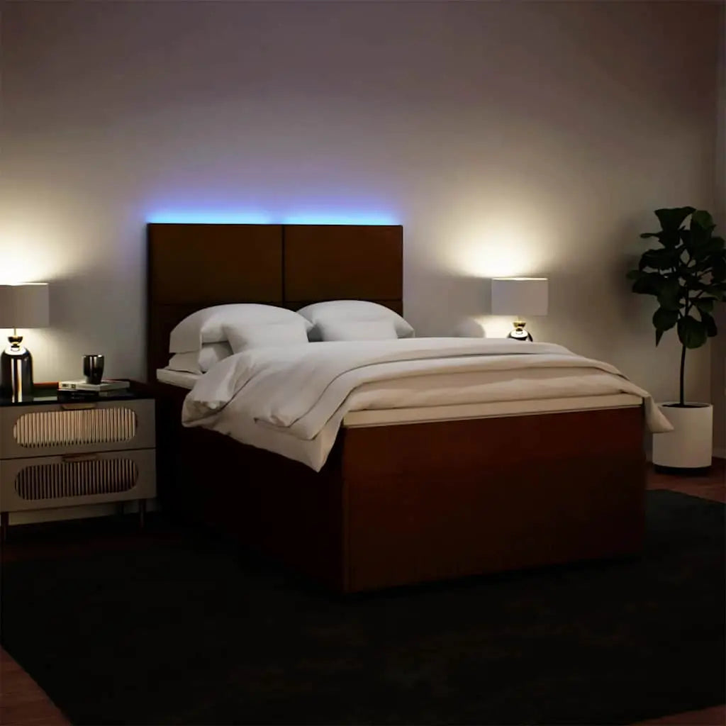 Sommier à lattes de lit avec matelas Rose 140x190 cm Velours - XIOS