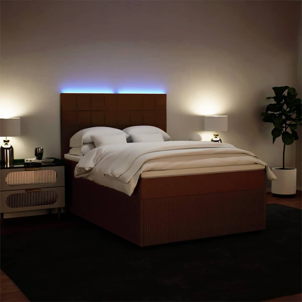 Sommier à lattes de lit avec matelas Rose 140x200 cm Velours - XIOS