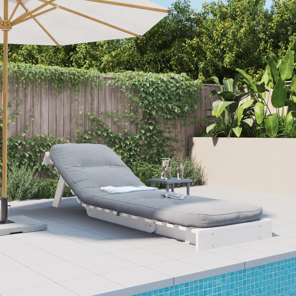 Canapé-lit futon avec matelas 60x206x11 cm bois massif de pin