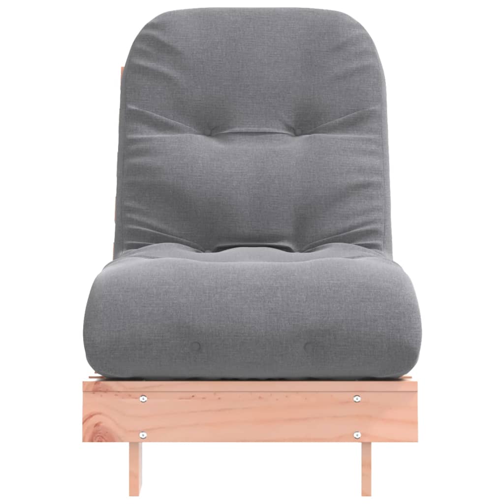 Canapé-lit futon avec matelas 60x206x11 cm bois massif douglas - XIOS