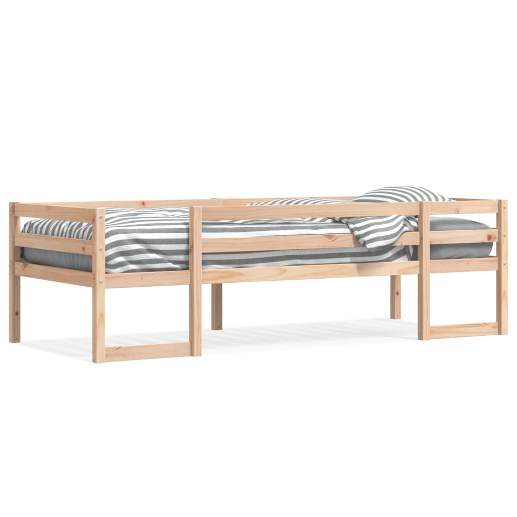Cadre de lit pour enfants sans matelas 80x200 cm pin massif - XIOS