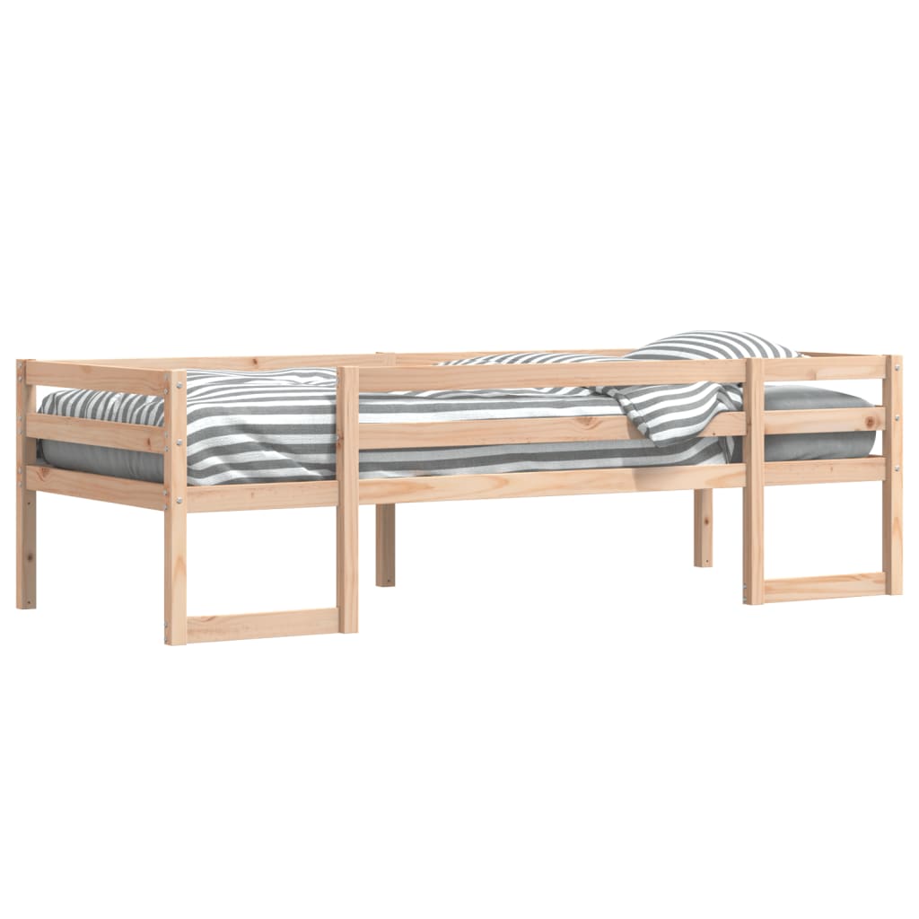 Cadre de lit pour enfants sans matelas 80x200 cm pin massif - XIOS