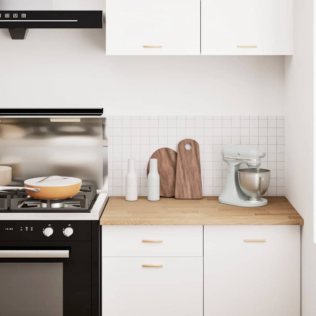 Plan de travail de cuisine bois de chêne massif rectangulaire - XIOS