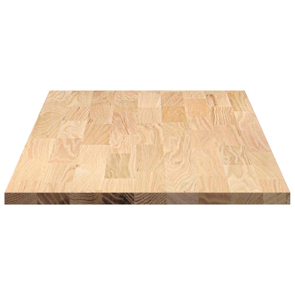 Plan de travail de cuisine bois de chêne massif rectangulaire
