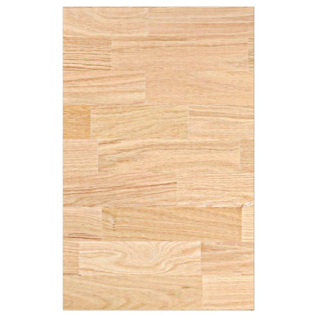 Plan de travail de cuisine bois de chêne massif rectangulaire