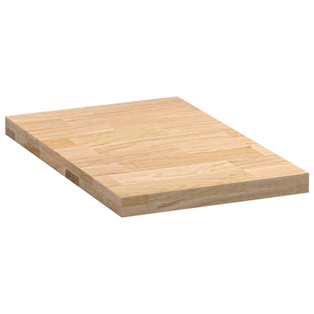 Plan de travail de cuisine bois de chêne massif rectangulaire